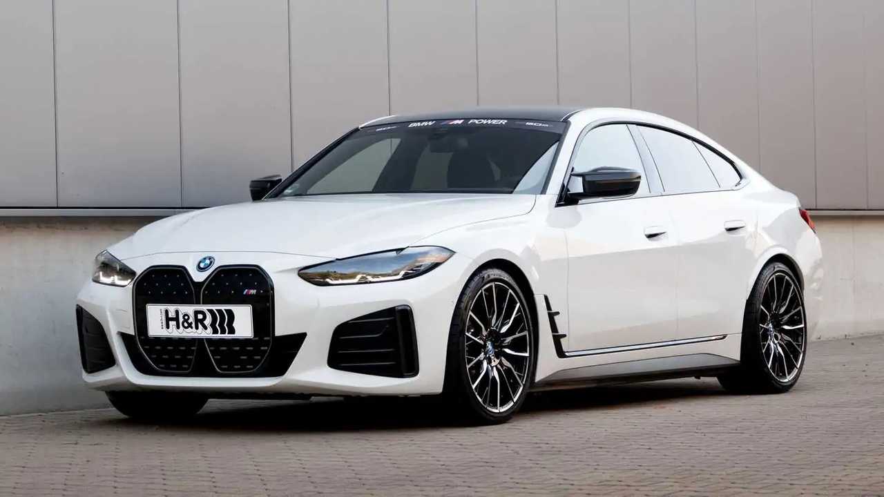 BMW i4 M50 mit H&R Sportfedern: Der Wolf im Elektropelz