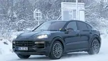 Photo espion de la Porsche Cayenne Coupé 2024