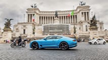 La Bentley Continental GT Azure a Roma