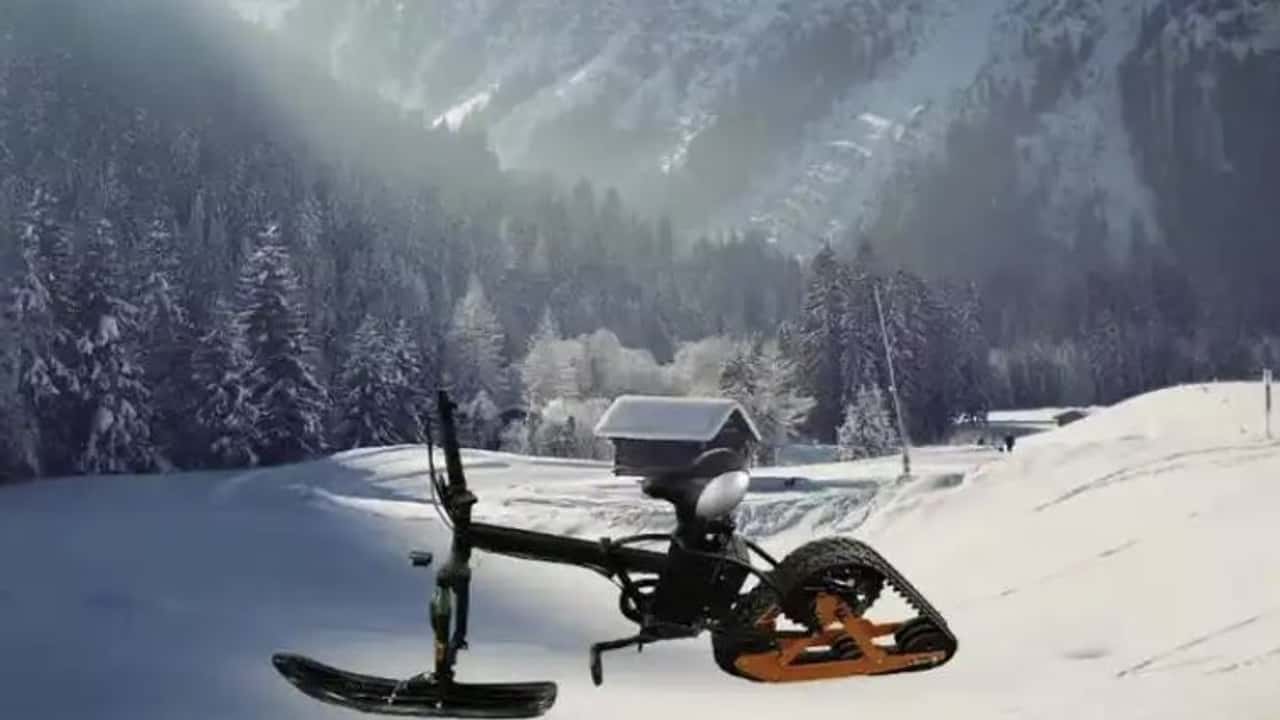 kit per trasformare una e-bike in una motoslitta
