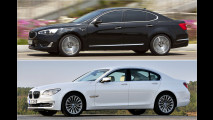 Kia K9 und BMW 7er