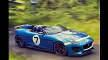 Jaguar-Studie in Goodwood