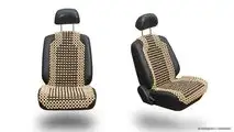 Auto-Accessoires der 70er bis 90er: Sitzauflage aus Holzperlen