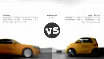 Nuova smart vs Mercedes Classe S
