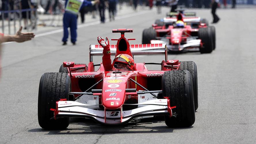 Race winner Michael Schumacher, Ferrari