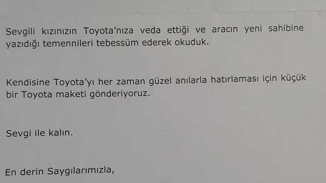 Toyota Türkiye'den Sürpriz