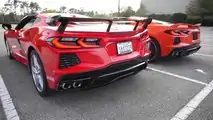 Chevrolet Corvette C8 Wing Comparison Video