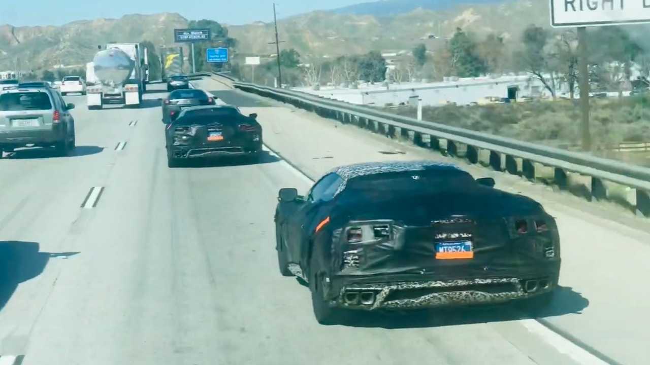 Yeni Chevrolet Corvette Z06 casus video fotoğraflar