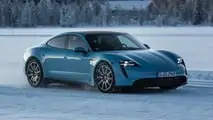 2020 Porsche Taycan 4S: Ice Driving
