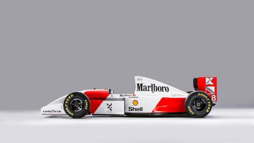 El McLaren-Cosworth Ford MP4/8A de Ayrton Senna