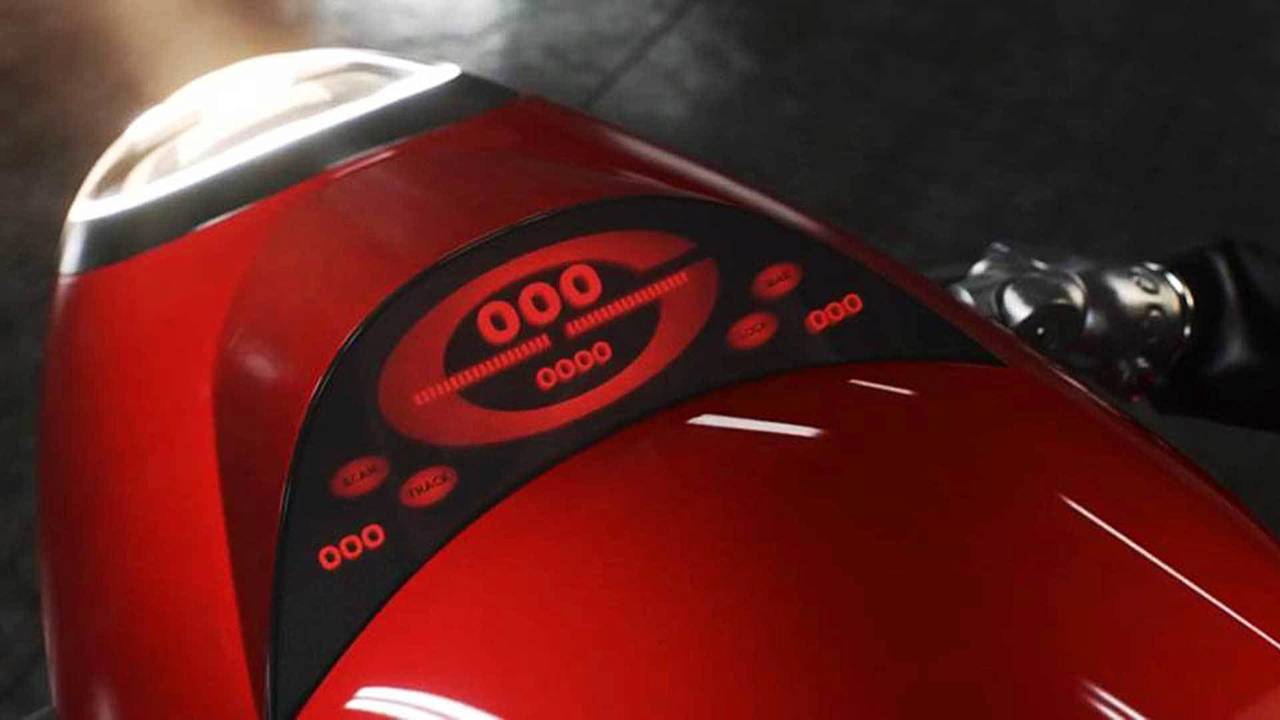 The Elasticycle's multi-function display is the heart of the bike's infotainment system.