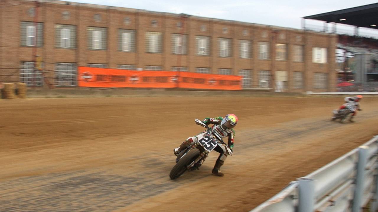 Shayna Texter in a heat race this year. Photo courtesy of Pete Hitzeman