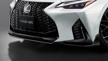 2021 Lexus IS TRD front spoiler