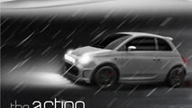 Official renderings of the Camal Fiat 500 Marcia Corta