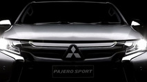 2016 Mitsubishi Pajero Sport screenshot from teaser video