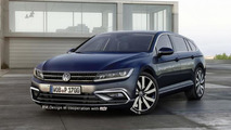 Volkswagen CC Shooting Brake render