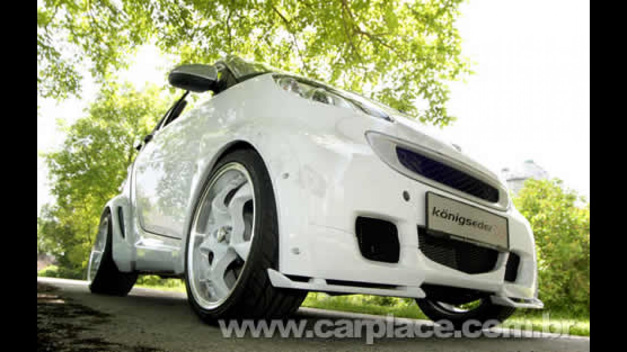Preparadora esportiva Konigseder mostra versão tunada do "smart fortwo"