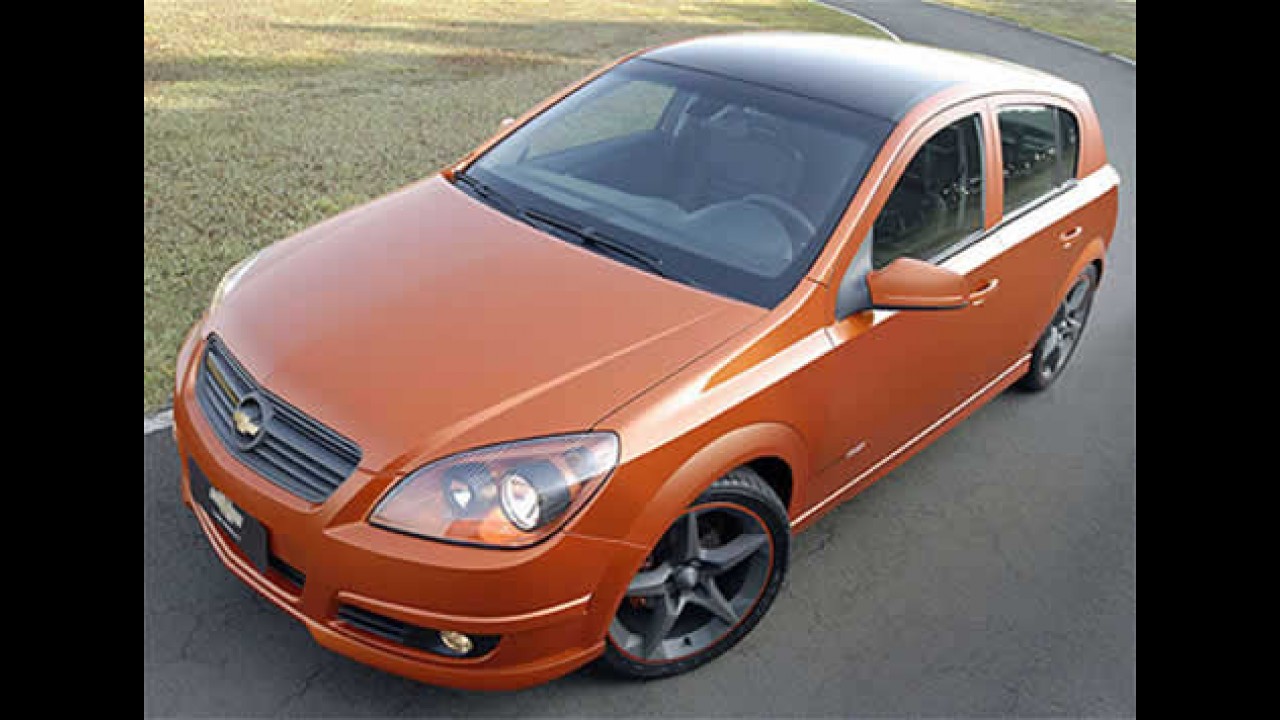 Chevrolet apresenta dois modelos tunados do Vectra GT-X: Black Top e Attitude
