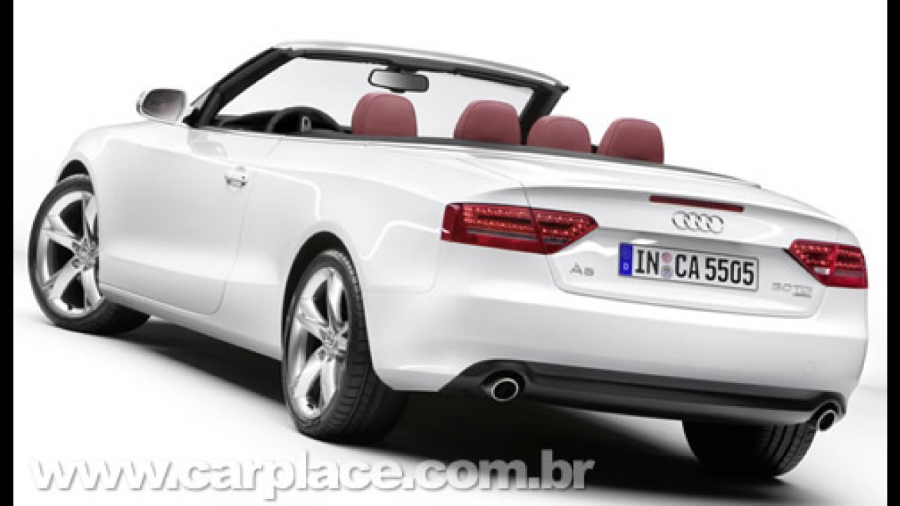 Audi divulga imagens e dados oficiais dos novos A5 e S5 Cabriolet 2010
