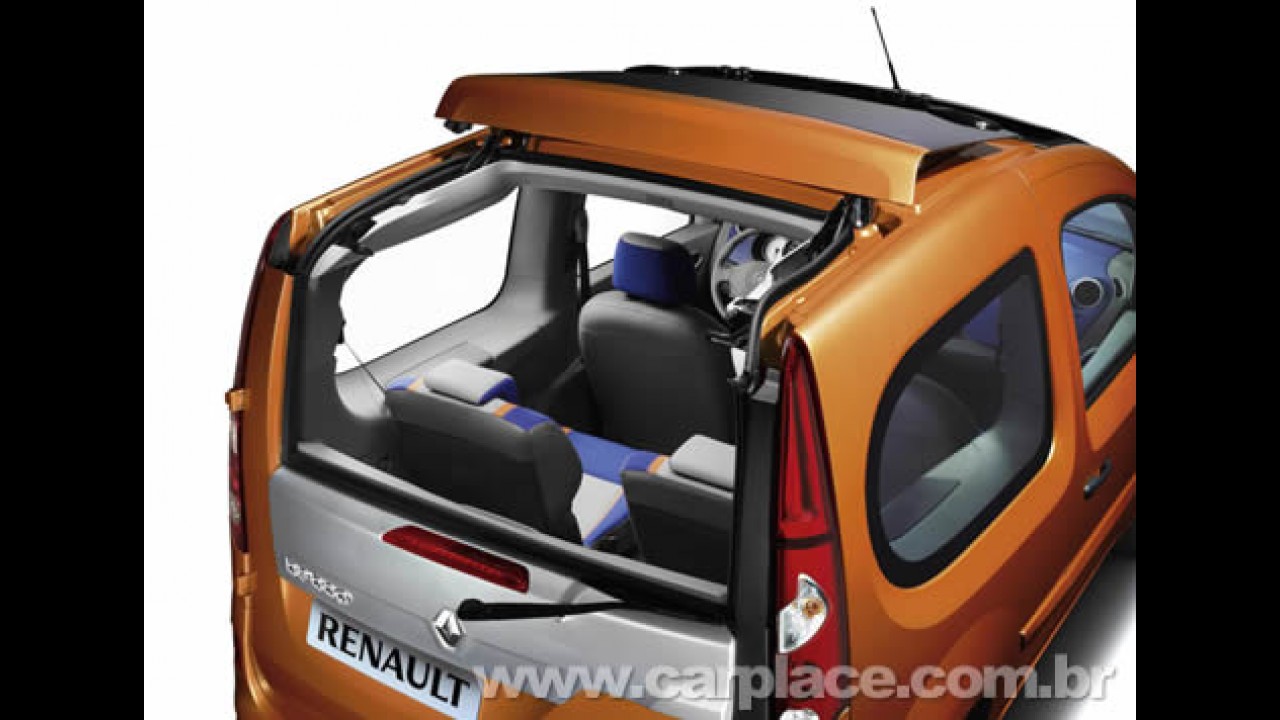 Novo Renault Kangoo Compact be bop - Versão tem abertura traseira do teto