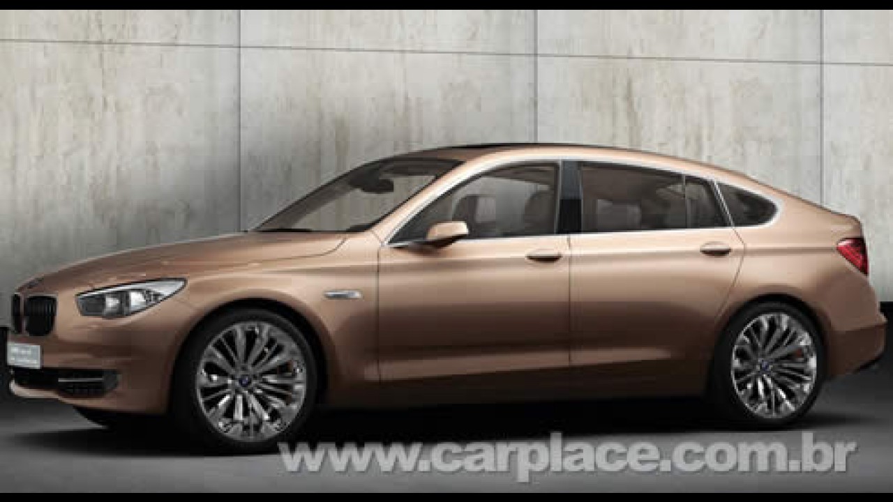 BMW Série 5 Gran Turismo Concept 2009 é mistura de coupé, sedã e utilitário