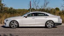 2018 Mercedes CLS with minimal camouflage spy photo
