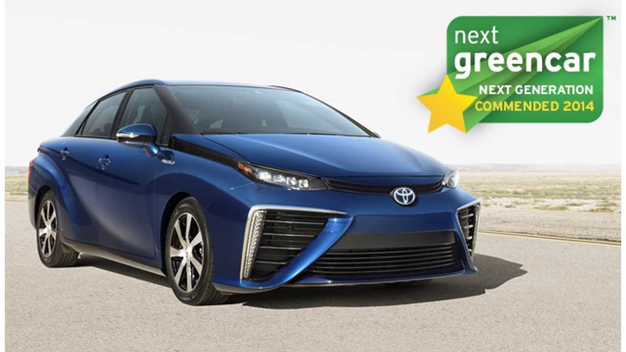Next Green Car Next Generation Commended - Toyota Mirai