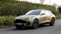 Aston Martin DBX, le foto spia