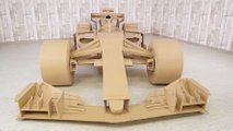 Cardboard F1 Car