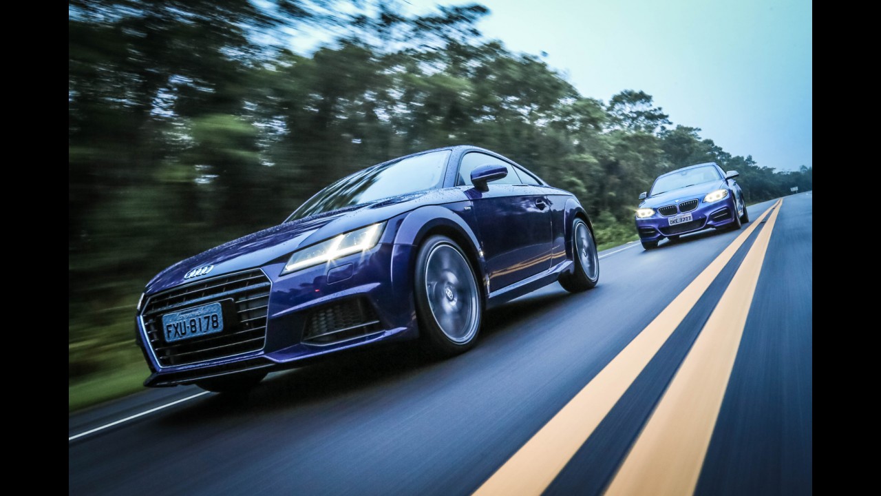 Cupês de sangue azul: novo Audi TT encara BMW M235i