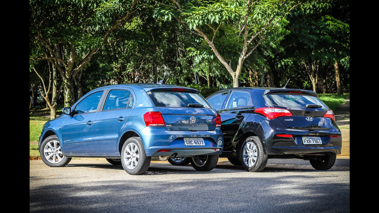 Teste CARPLACE: VW Gol 2017 tenta revanche contra o Hyundai HB20