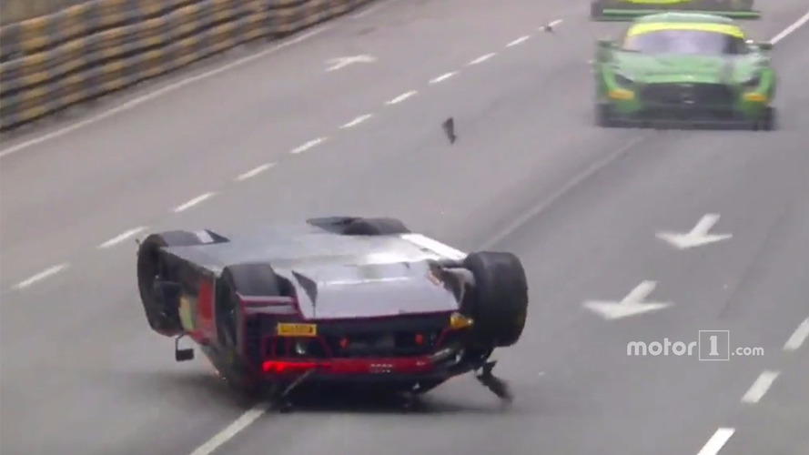 Laurens Vanthoor, Audi Sport Team WRT Audi R8 LMS crash