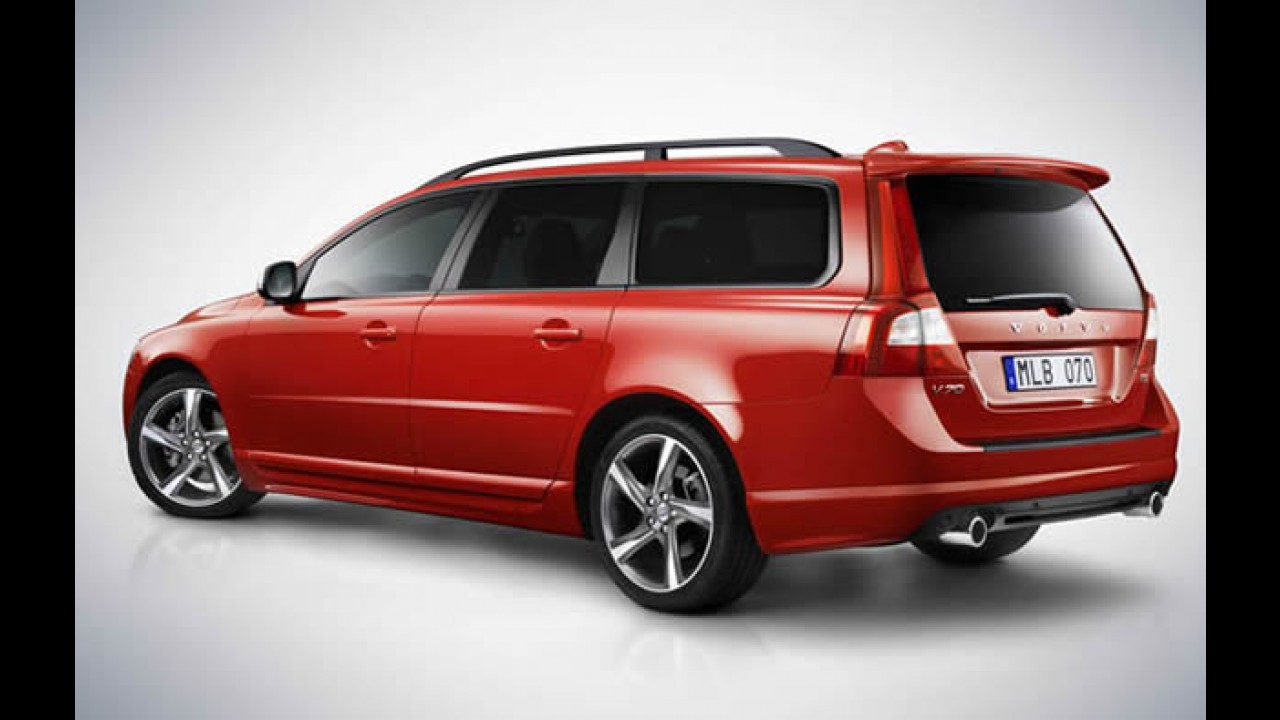Flagra: perua Volvo V90 aparece "pelada" antes da estreia