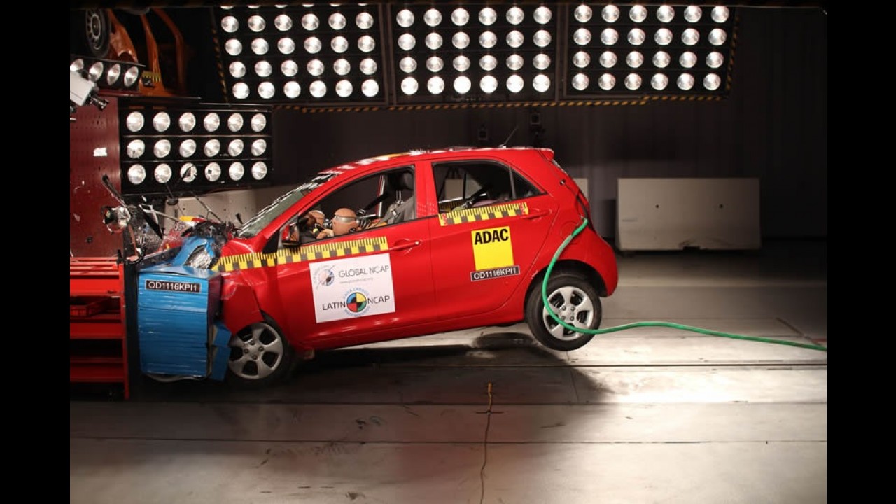 Latin NCAP: teste mais rigoroso faz Peugeot 208 cair e Kia Picanto zerar