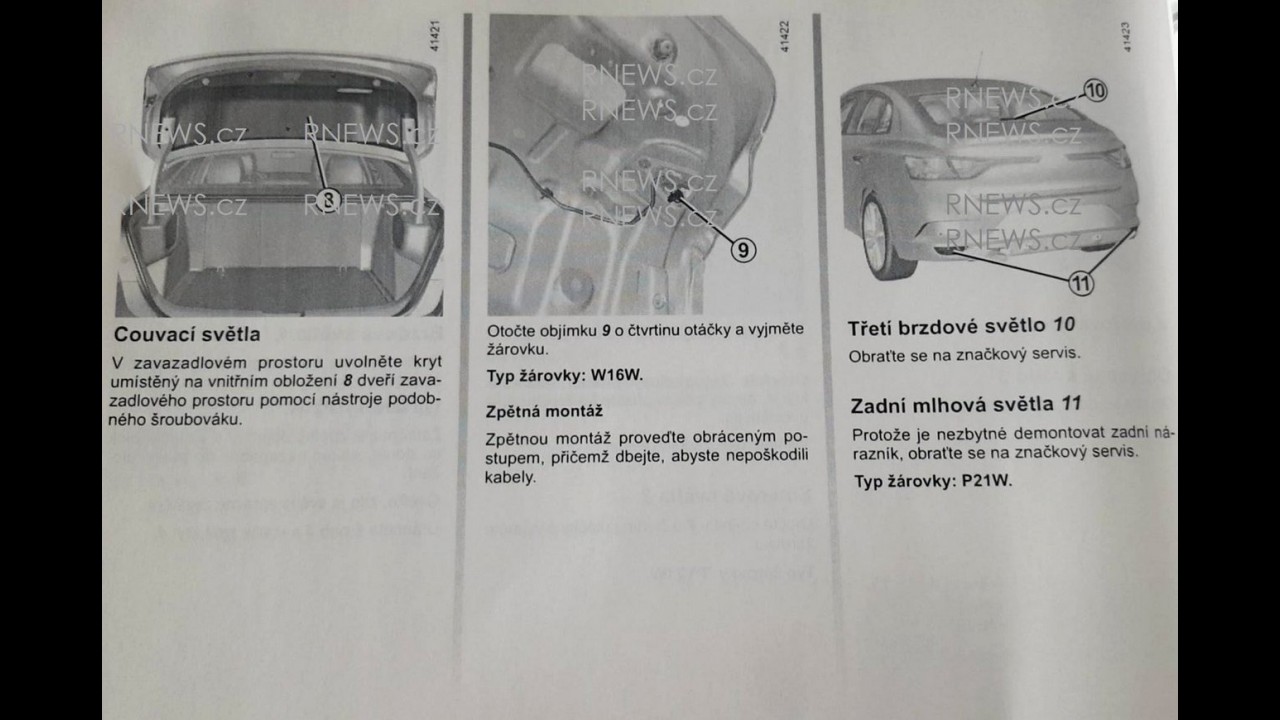 Novo Renault Fluence 2017: fotos do manual do proprietário vazam na internet