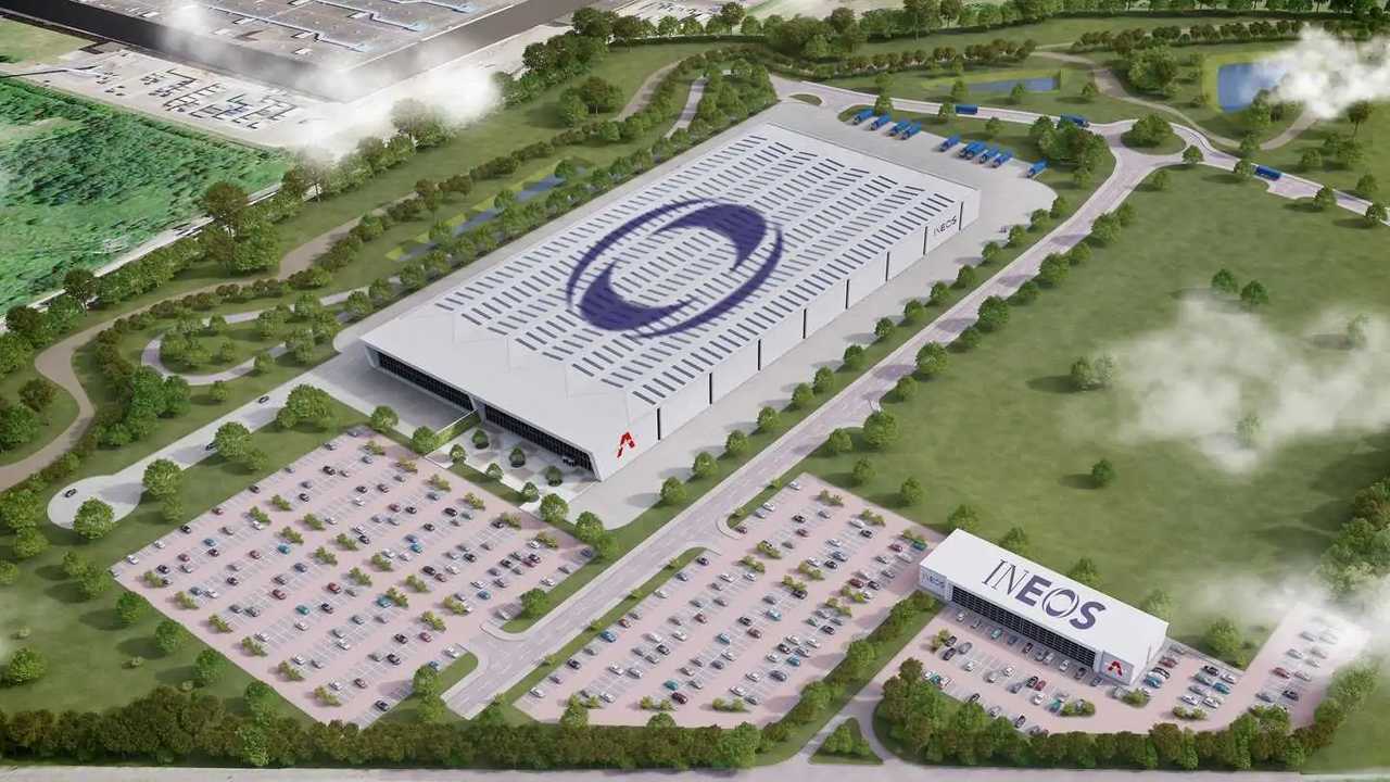 Ineos Bridgend Factory Aerial