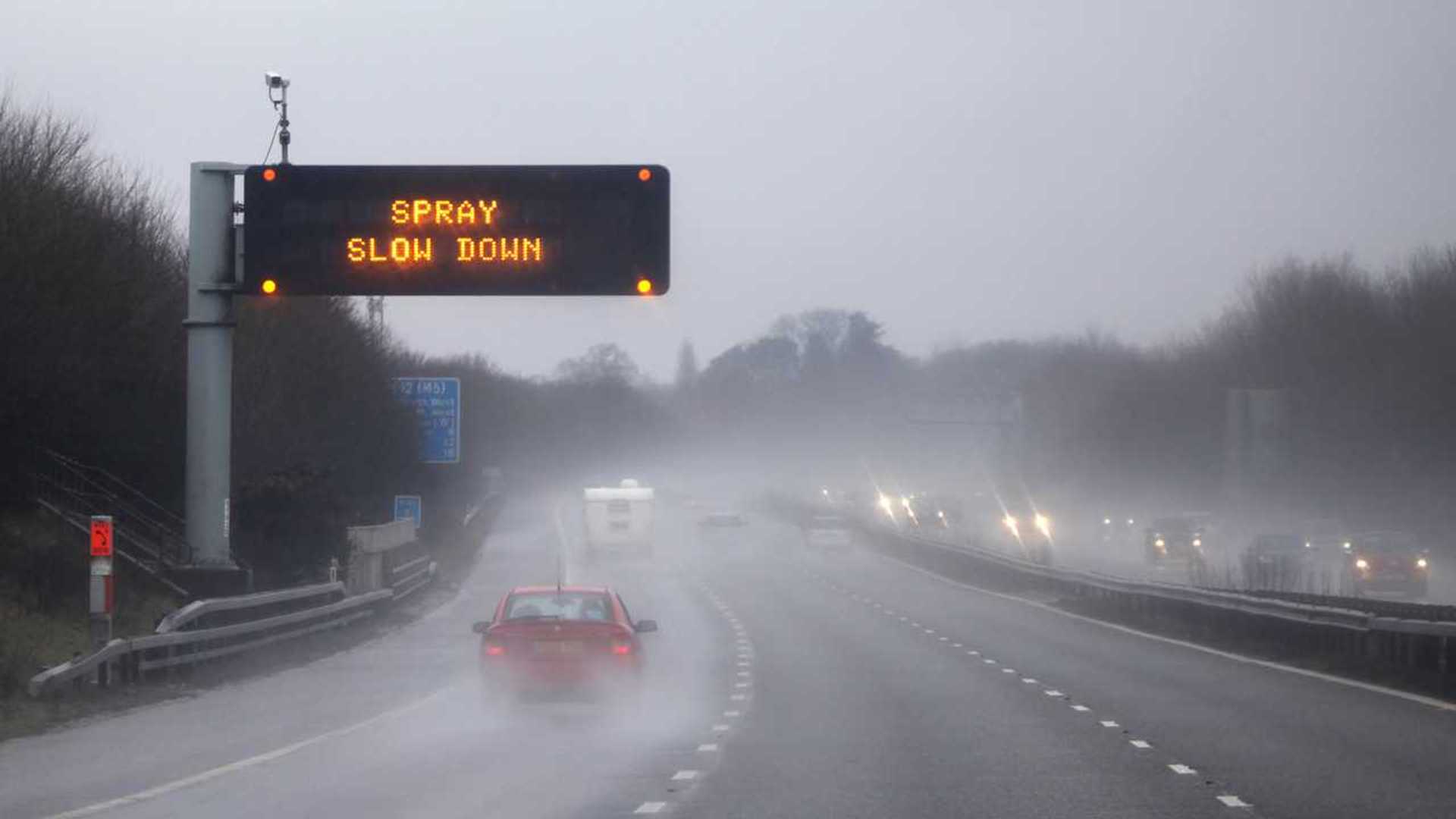 Each rainy day sees 16 serious injuries on British roads