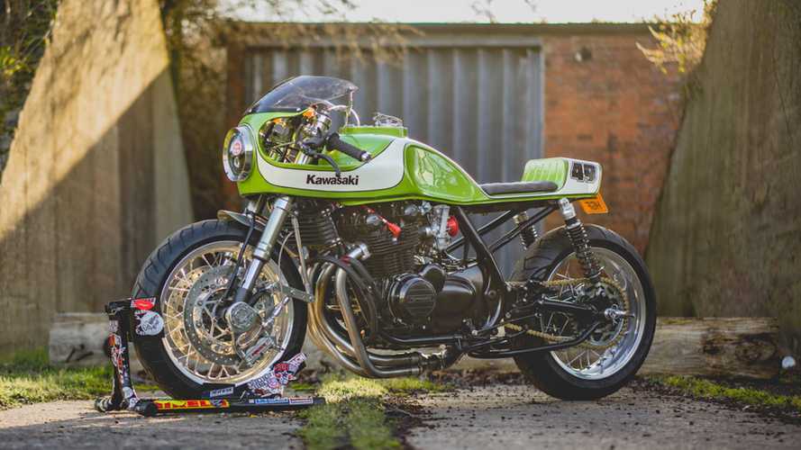 This Custom Kawasaki Is A Vision In Lime Green