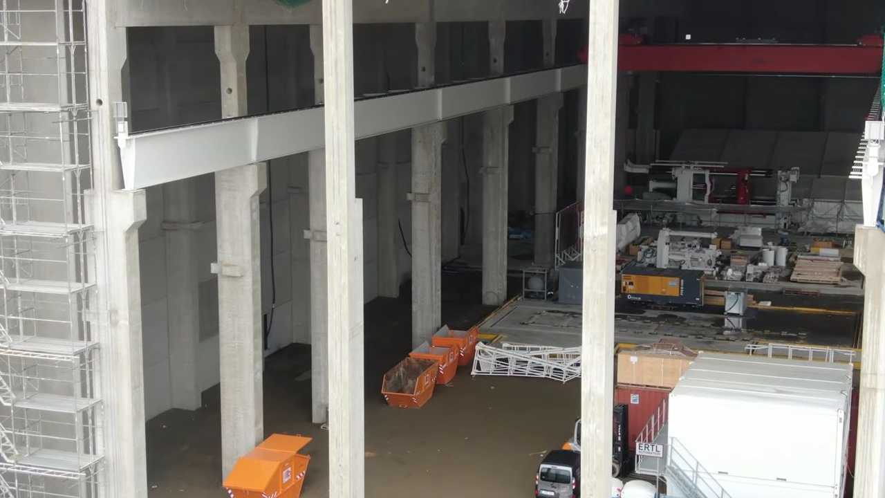 Gigafactory Berlino in costruzione
