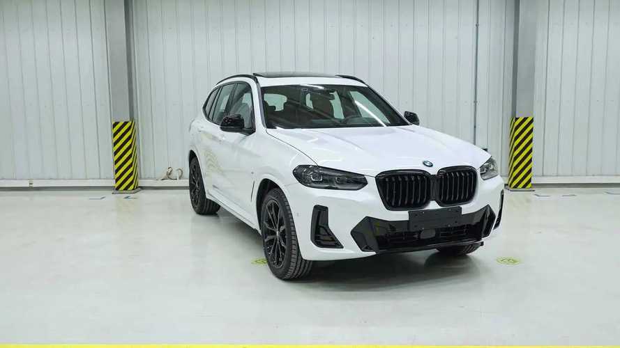 Makyajlı BMW X3 ve iX3'ün görüntüleri sızdırıldı