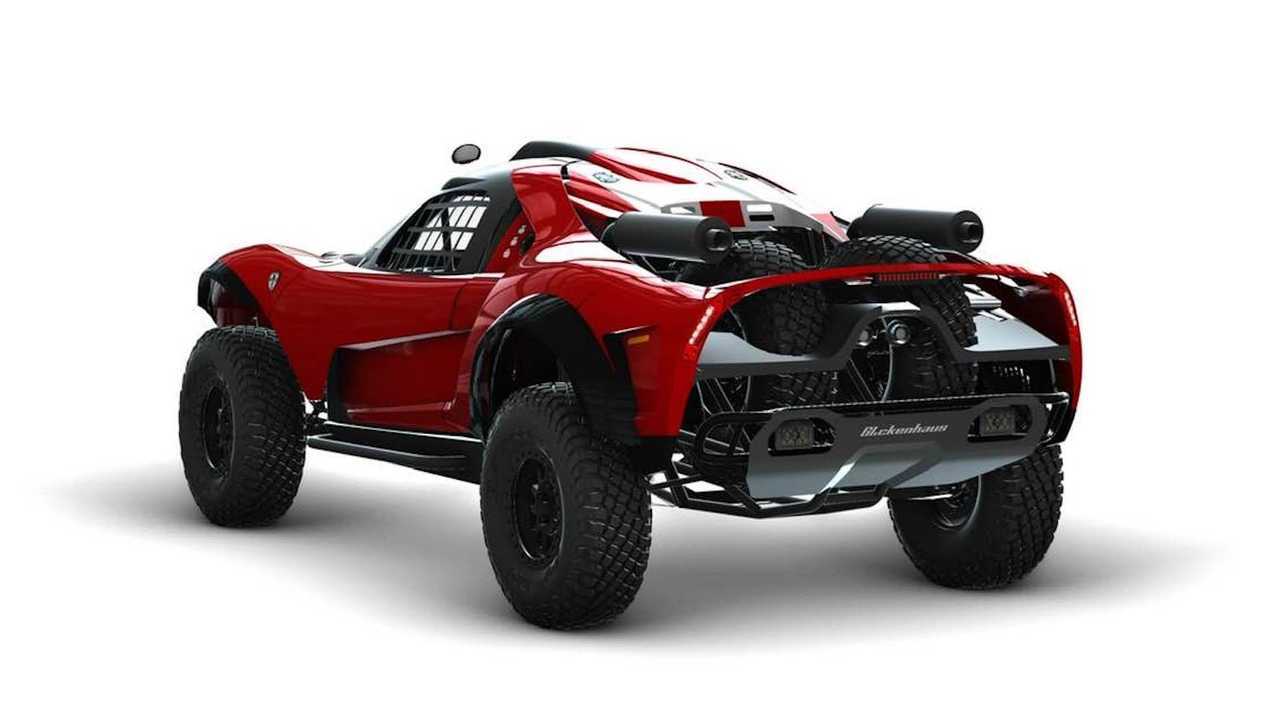 Glickenhaus 008 Baja Dakar Buggy Renderings Rear