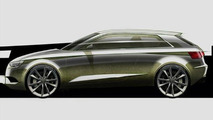 2013 Audi A3 teaser sketches 11.04.2011