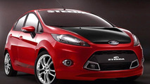 SEMA Ford Fiestas
