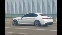 Alfa Romeo Giulia Quadrifoglio Verde, le riprese in Spagna