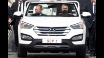 Hyundai Santa Fe, la Papamobile di Francesco