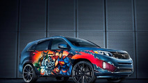 Justice League-themed Kia Sorento for 2013 San Diego Comic-Con 18.07.2013