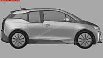 BMW i3 production version leaked in patent drawing 29.06.2013