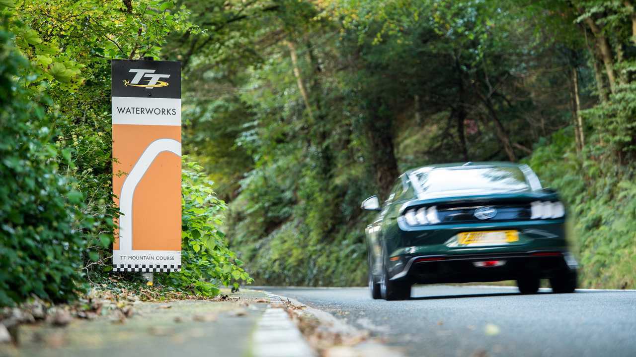 Ford Mustang Bullitt at the Isle of Man