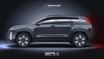 Rendering di Ioniq 7