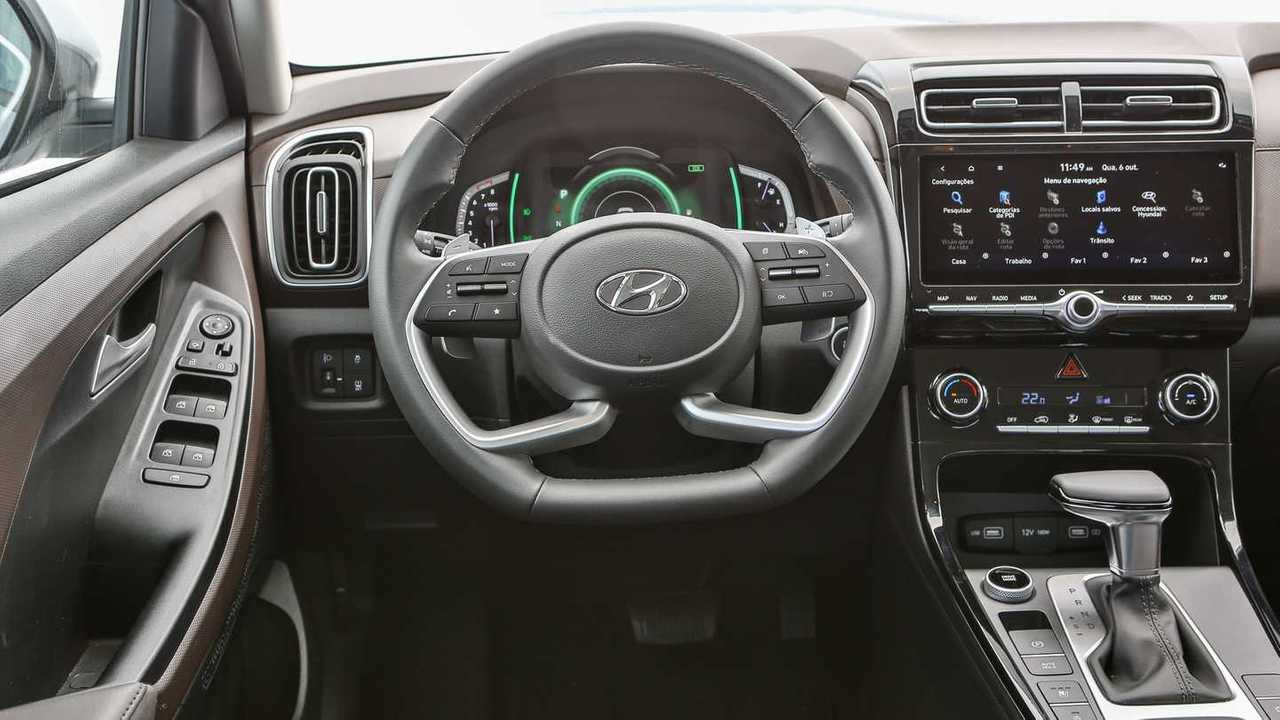 Painel do Hyundai Creta Platinum 1.0T 2022